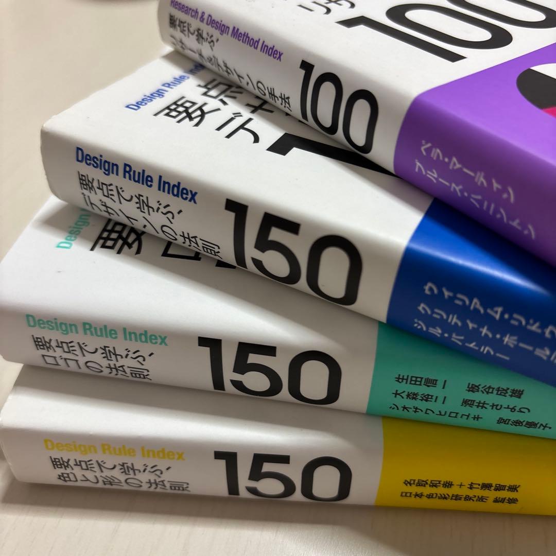 要点で学ぶ、デザインの法則150 他4冊セット 要点で学ぶ、デザインの法則150 Design Rule Index | 株式会社