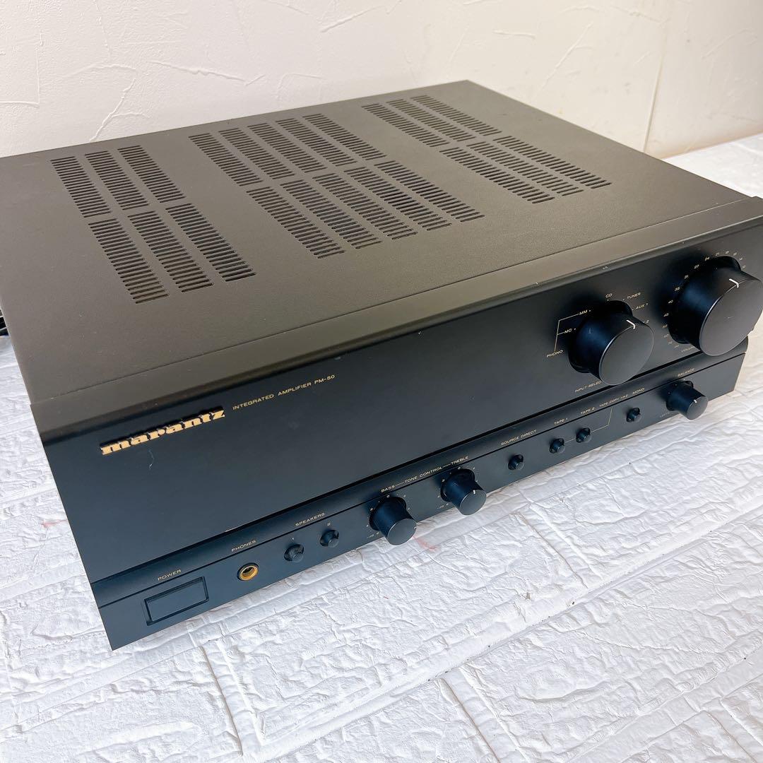 Maranitz マランツ　PM-50 　プリメインアンプ　新品•未開封 Amazon.co.jp: marantz マランツ PM-50 プリメインアンプ : 家電