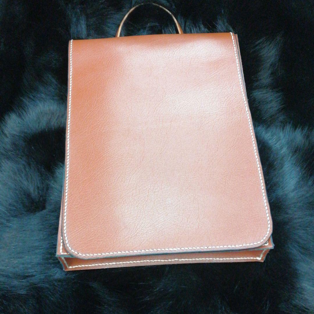 本革レザー 2wayバッグ ハンドメイド