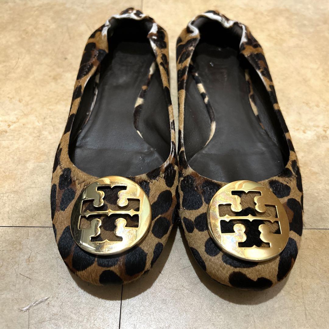 Tory Burch ヒョウ柄 バレリーナフラット