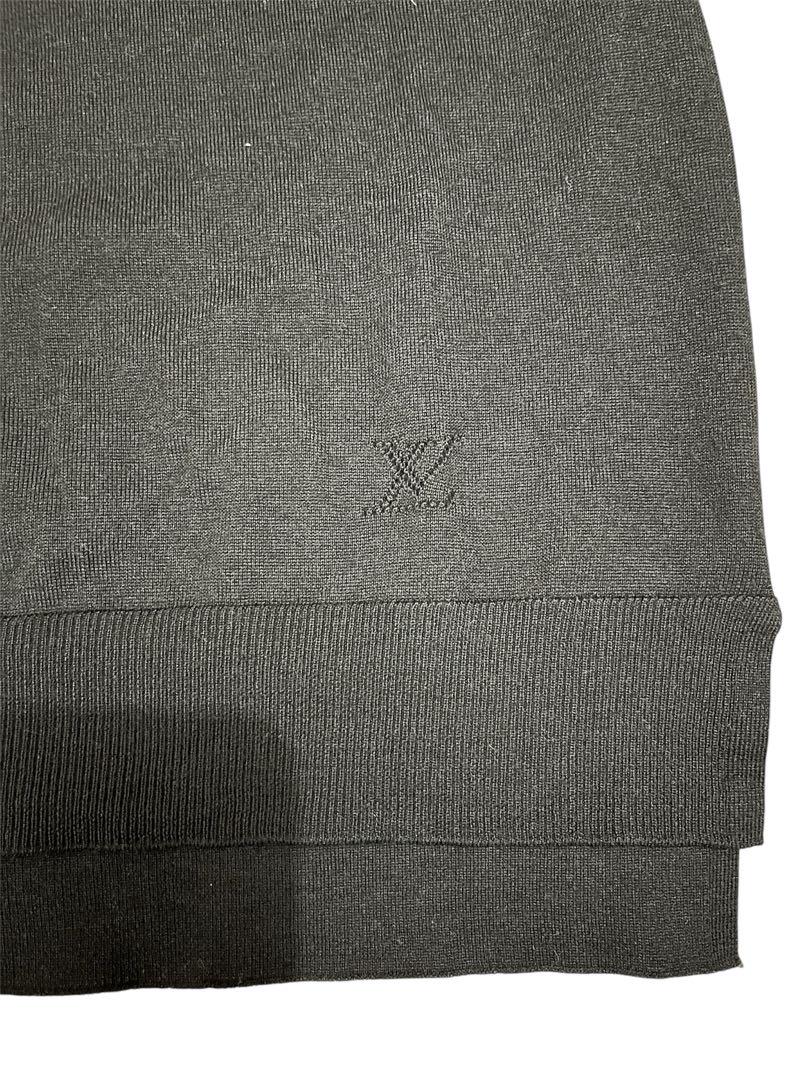 Louis Vuitton 黒 ハイネック 半袖ニット