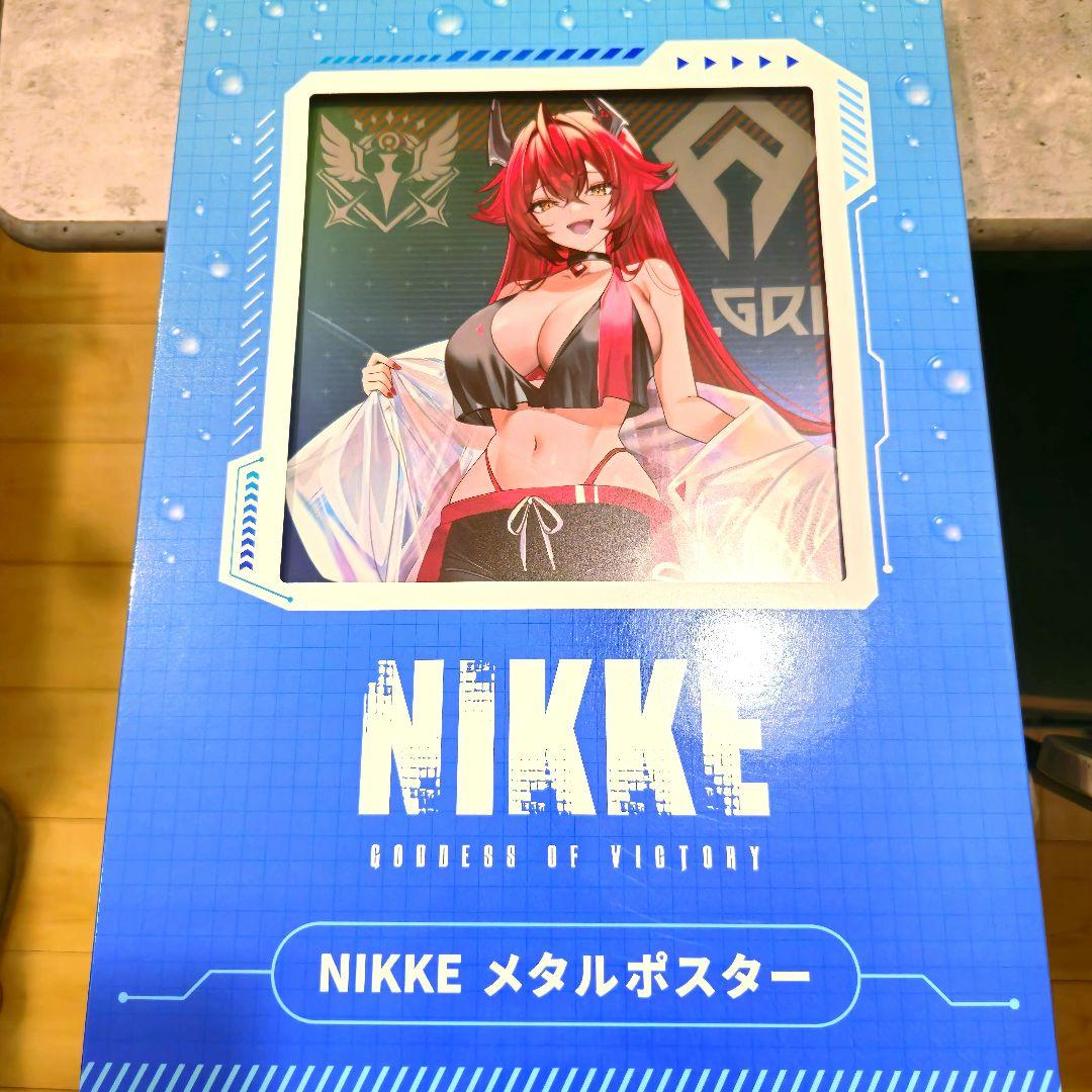 勝利の女神：NIKKE メタルポスター レッドフード アリス GIGO限定 5枚 GIGO限定 勝利の女神 NIKKE メタルポスター レッドフード アリス