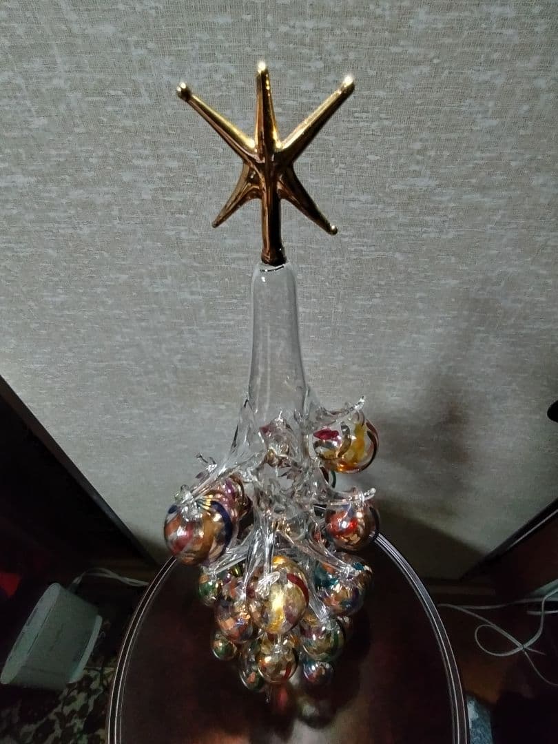 SoffieriaParise ガラス細工クリスマスツリー目立った傷や汚れなし