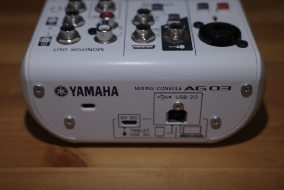 AG03YAMAHAヤマハ　オーディオインターフェイス　ミキサー