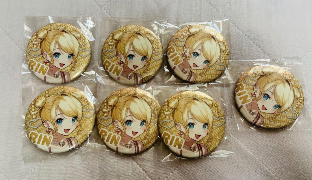 天コレクション コレ 鏡音リン グリッター 缶バッジ