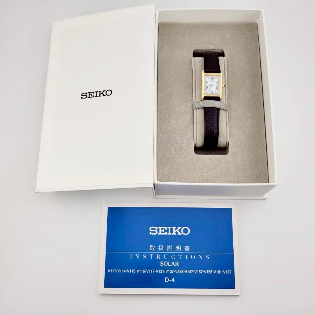 極美品 SEIKO HIROB 別注 SZRW001 ソーラー レディース腕時計