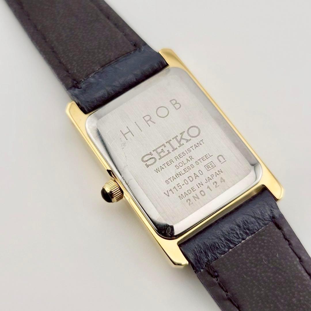 極美品 SEIKO HIROB 別注 SZRW001 ソーラー レディース腕時計