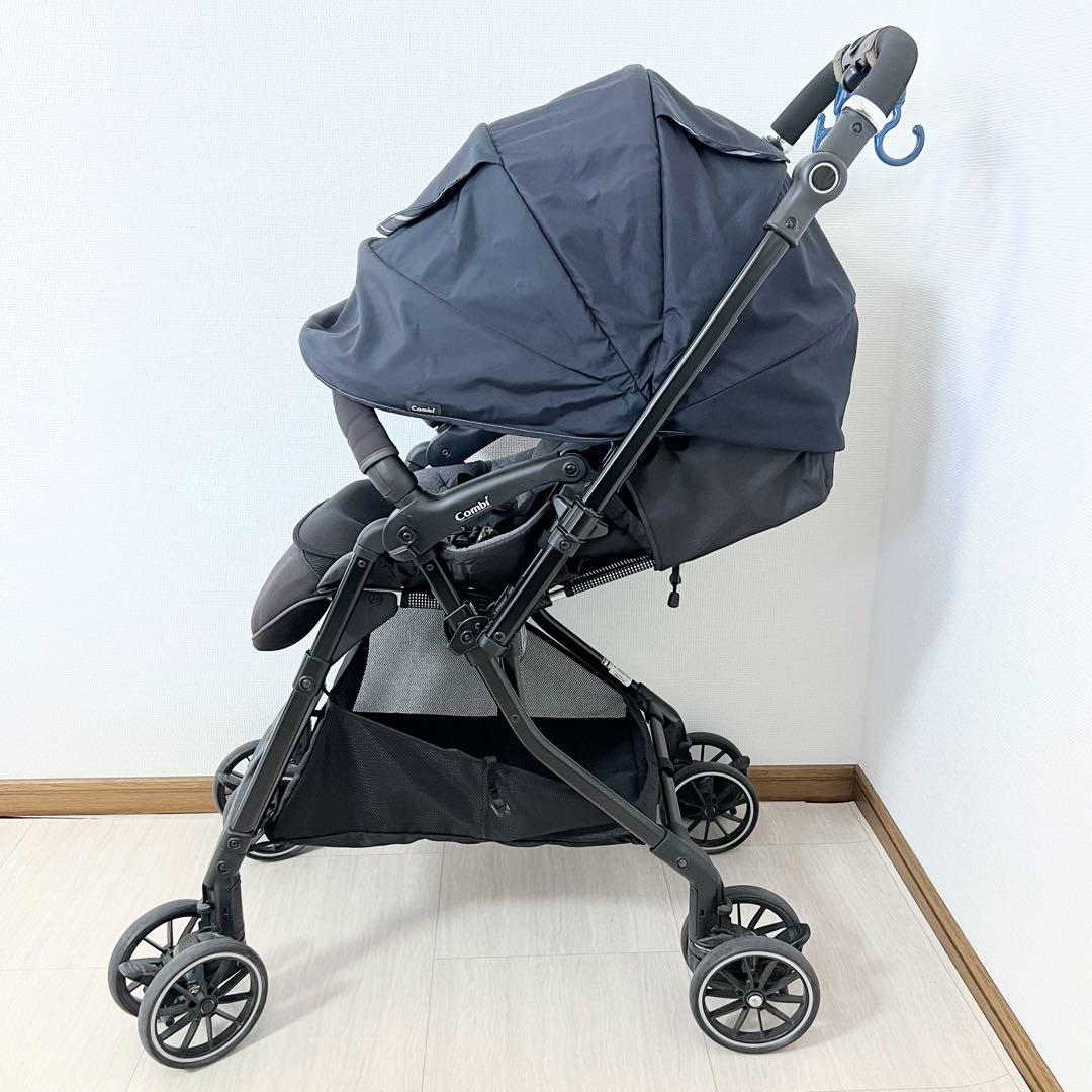 極美品⭐︎コンビ CWL スゴカルα 4キャス エッグショック　ベビーカー