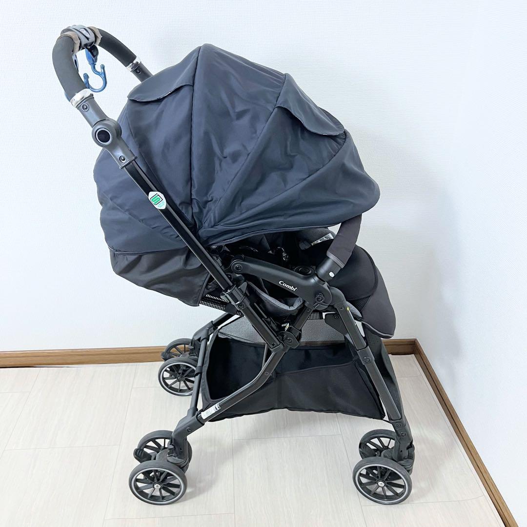 極美品⭐︎コンビ CWL スゴカルα 4キャス エッグショック　ベビーカー