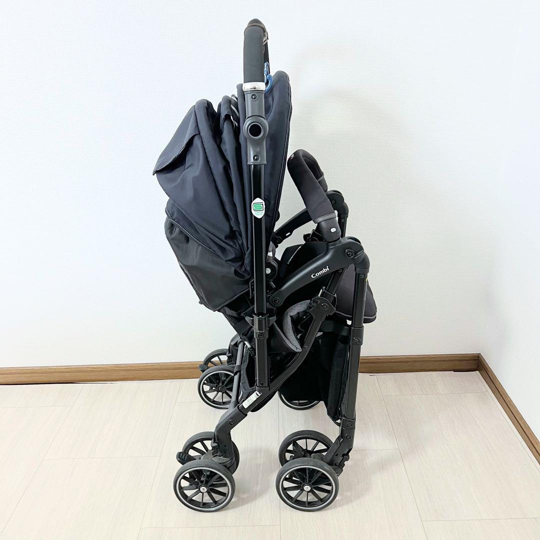 極美品⭐︎コンビ CWL スゴカルα 4キャス エッグショック　ベビーカー