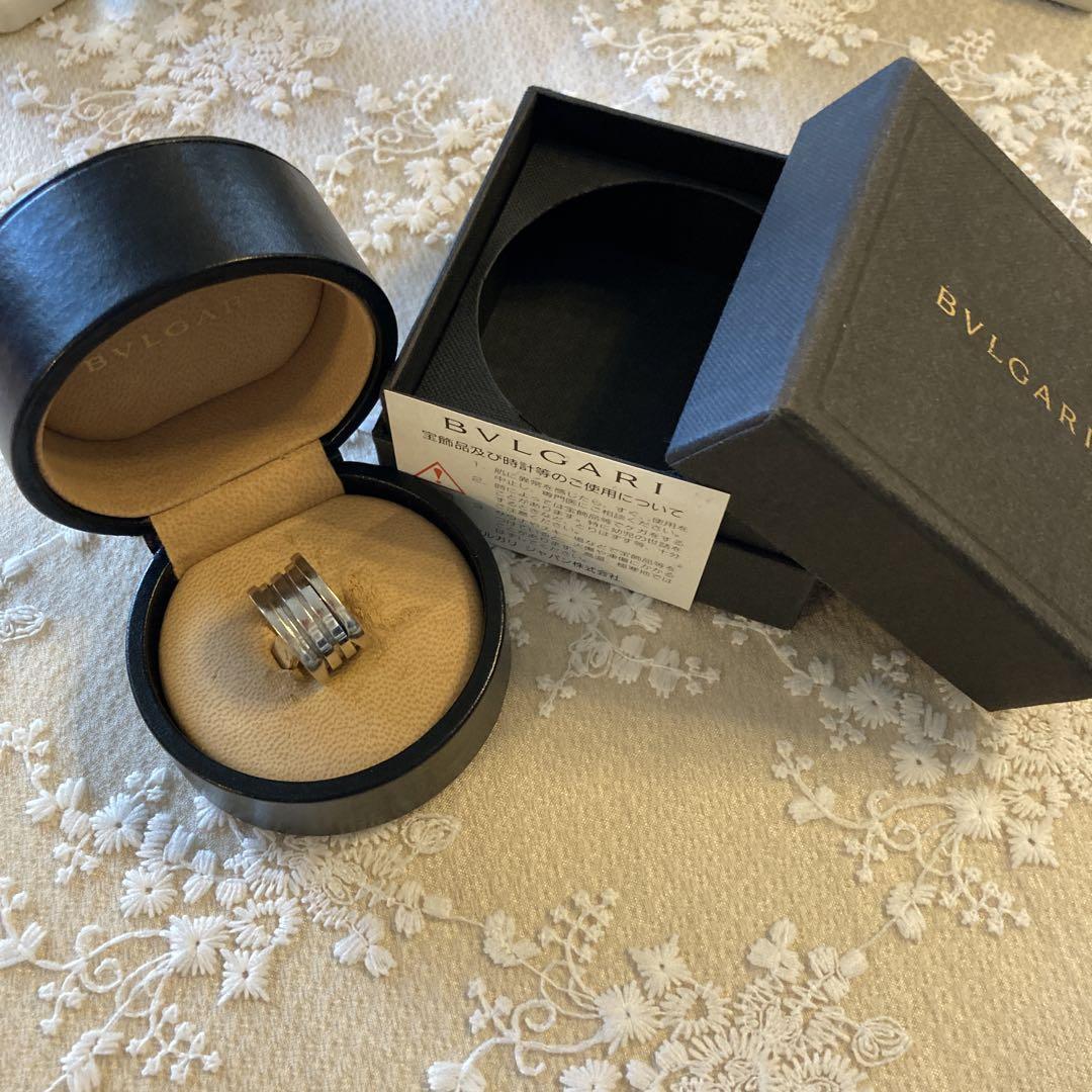 BVLGARI　ブルガリ　指輪　B.ZERO1　ビーゼロワン　K18WG　9号