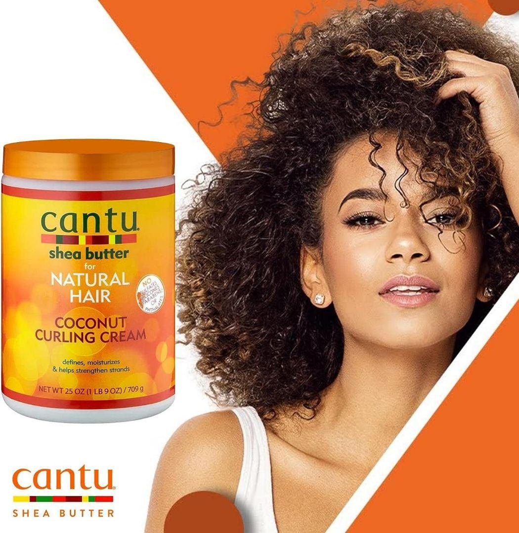 Cantu シアバター ココナッツ カーリングクリーム ヘア