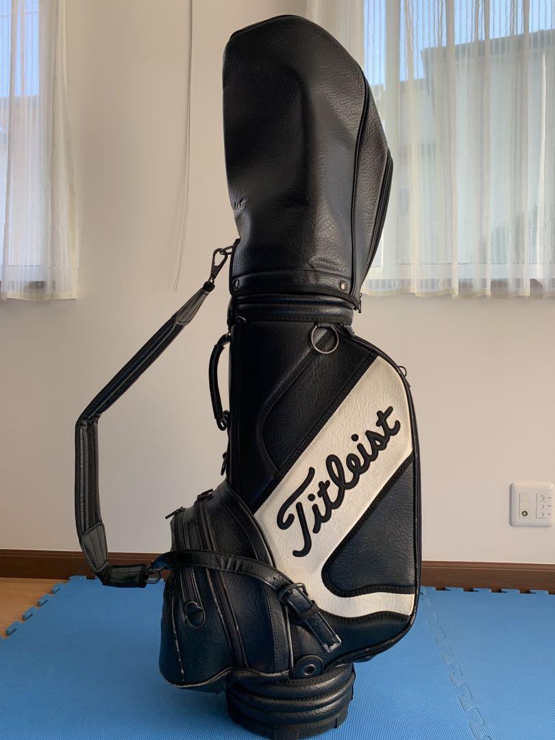 スーパーセール期間限定 発売スポーツ 新 - 黒/白 キャディバッグ Titleist ゴルフバッグ・キャディバッグ