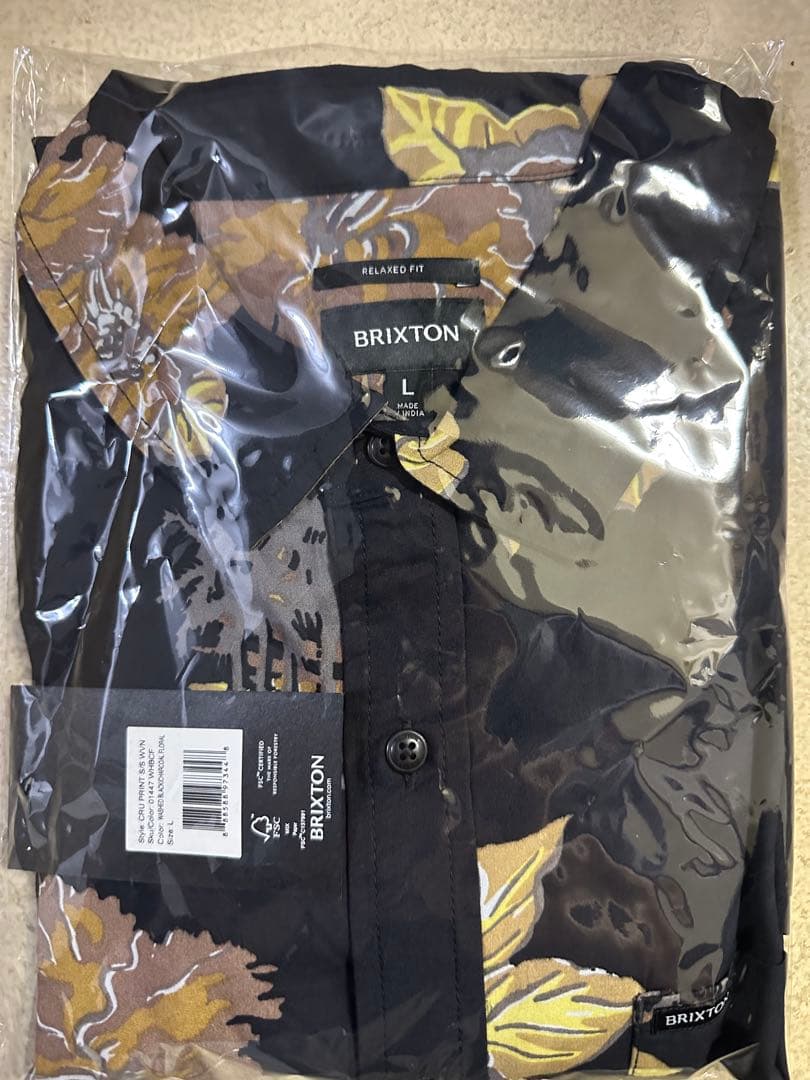 半袖シャツ CRU PRINT RELAXED S/S SHIRT1個