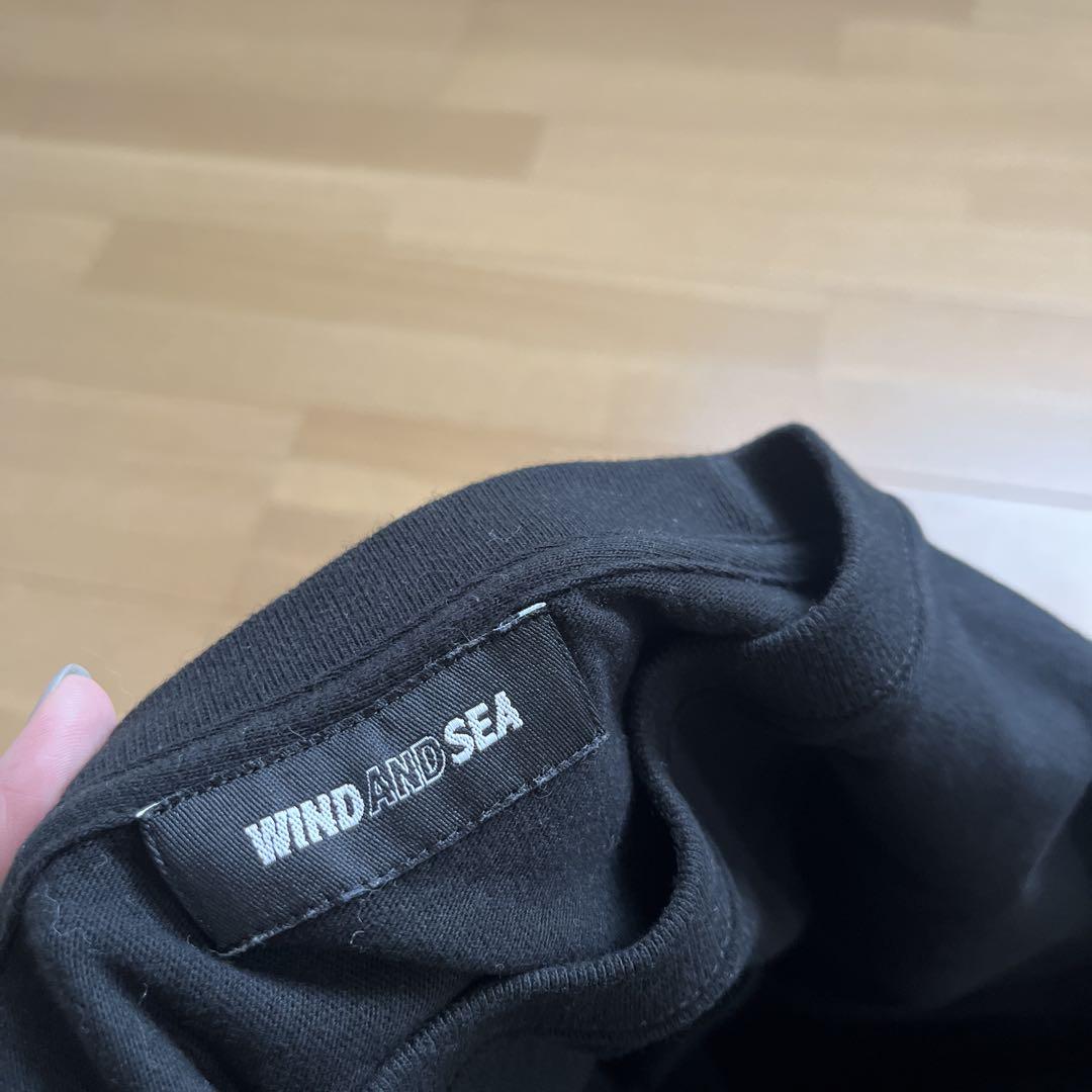 ウィンダンシー WIND&SEA XL Tシャツ ブラック WIND AND安く