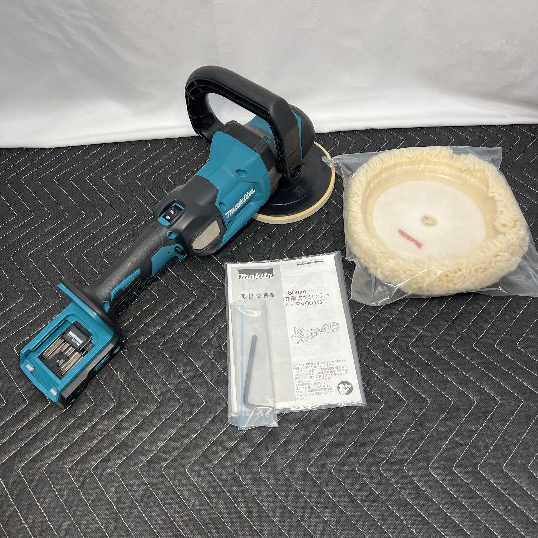 1 回使用 美品 makitaマキタ 40V充電式ポリッシャー本体 PV001G 1 回使用 美品 makitaマキタ 40V充電式ポリッシャー本体 PV001G