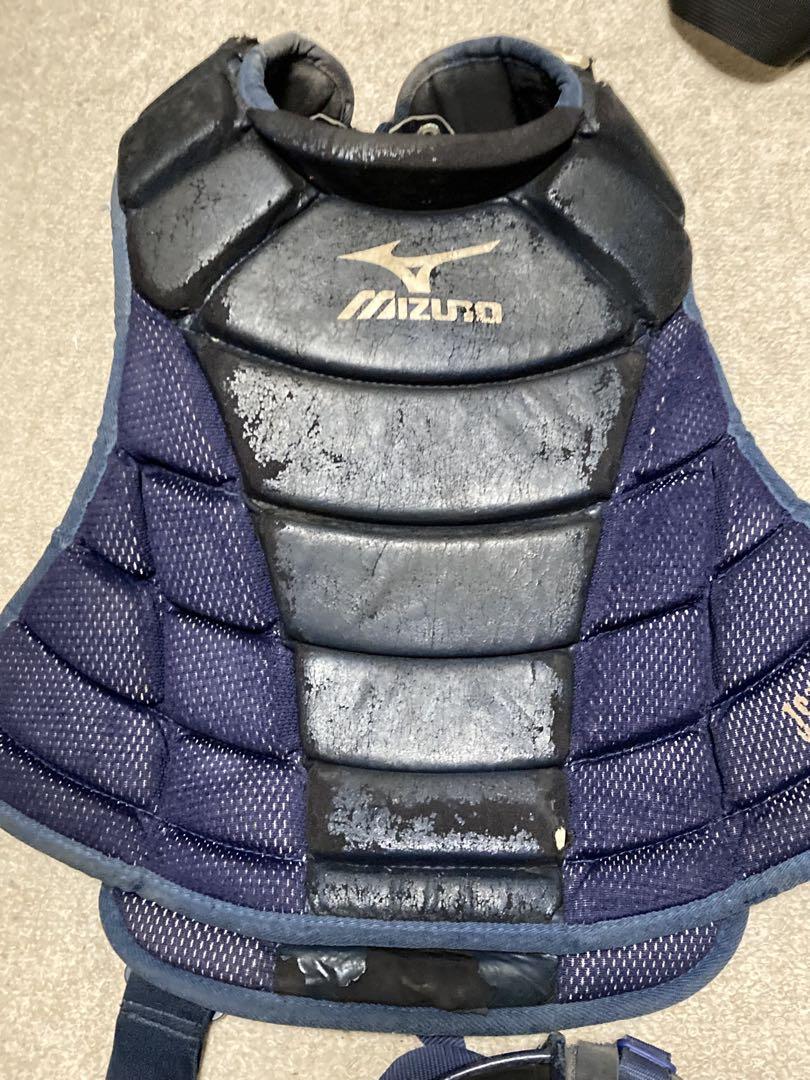 Mizuno キャッチャー防具セット ネイビー