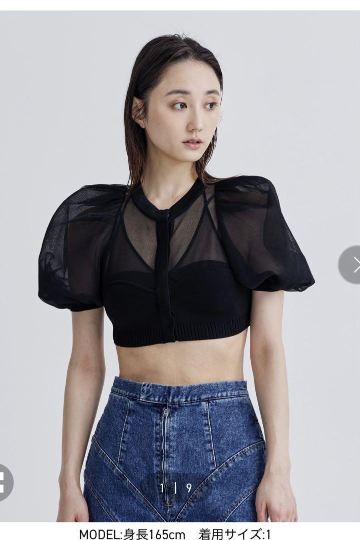 FETICO 24SS パフスリーブ トップス ブラック サイズ2 - メルカリ