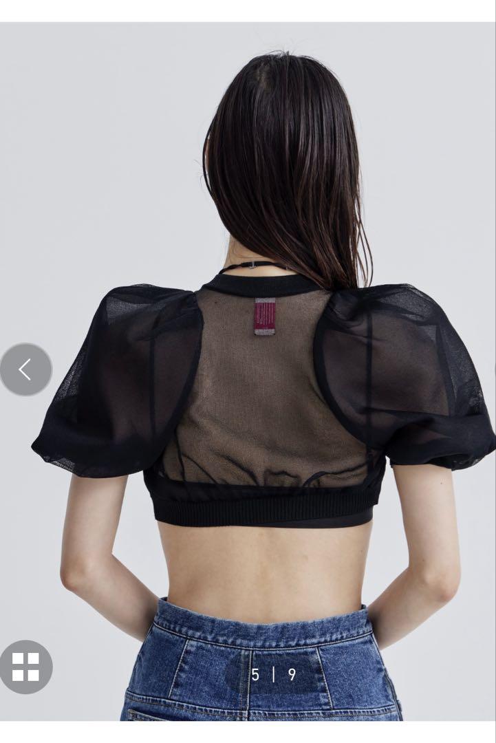 FETICO 24SS パフスリーブ トップス ブラック サイズ2 - メルカリ
