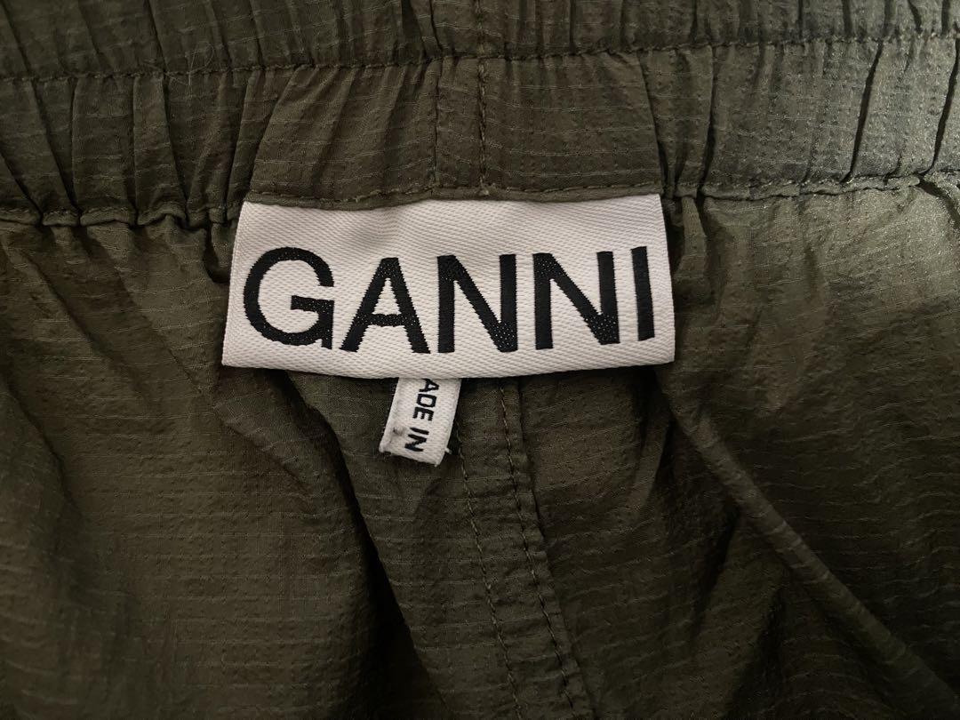 GANNI(ガニー)ナイロンシェルカーゴパンツ