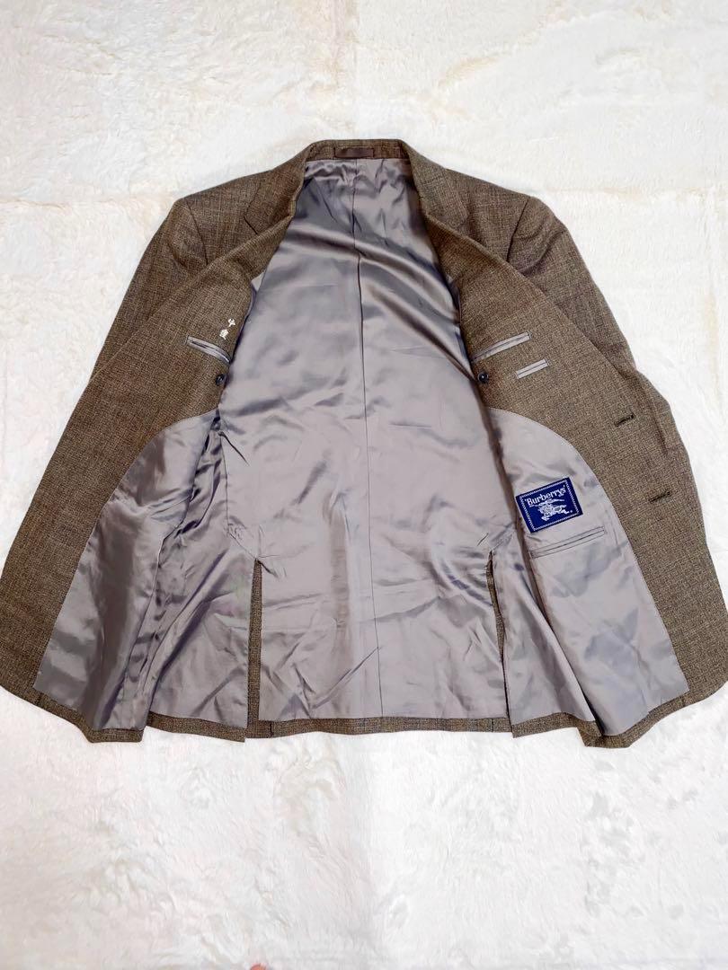【美品】BURBERRY バーバリー セットアップ スーツ 3ピース ブラウン系