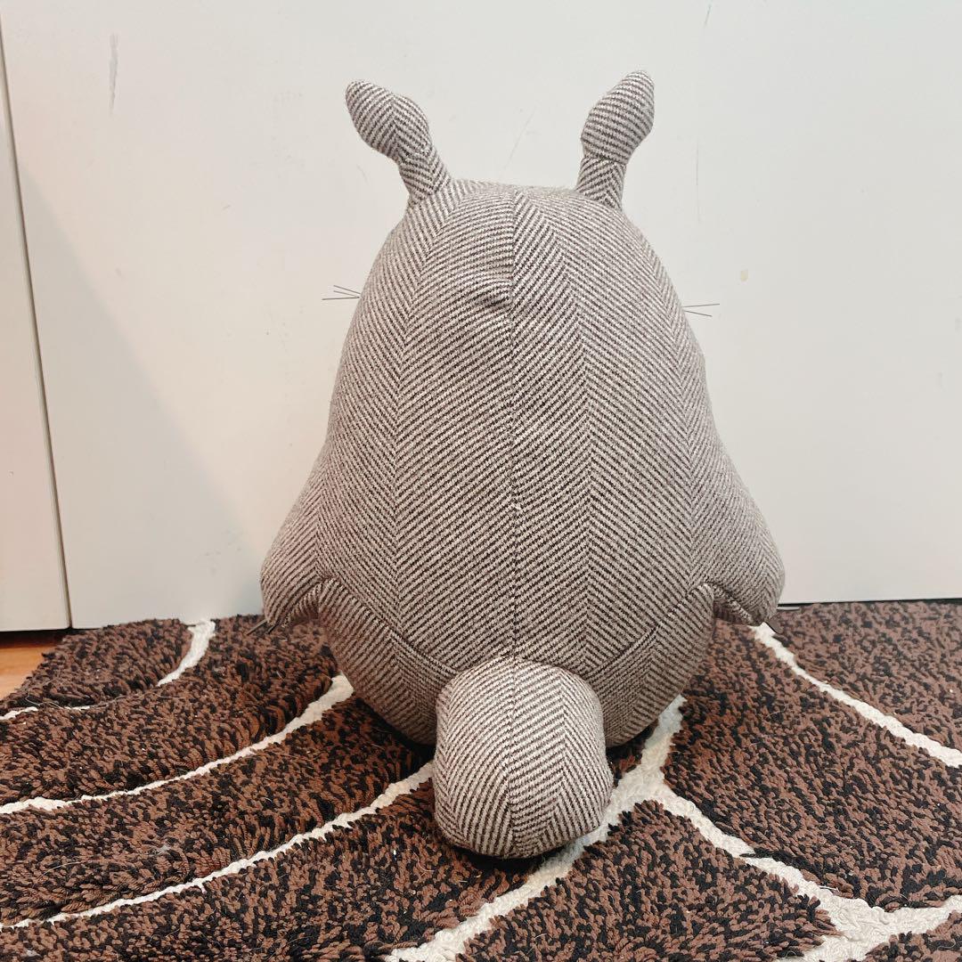 となりのトトロ 中トトロ ぬいぐるみ ヘリンボーン どんぐり