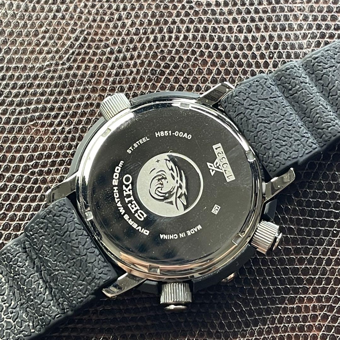 【美品】SEIKO SOLAR SNJ025 SBEQ001 アナデジ