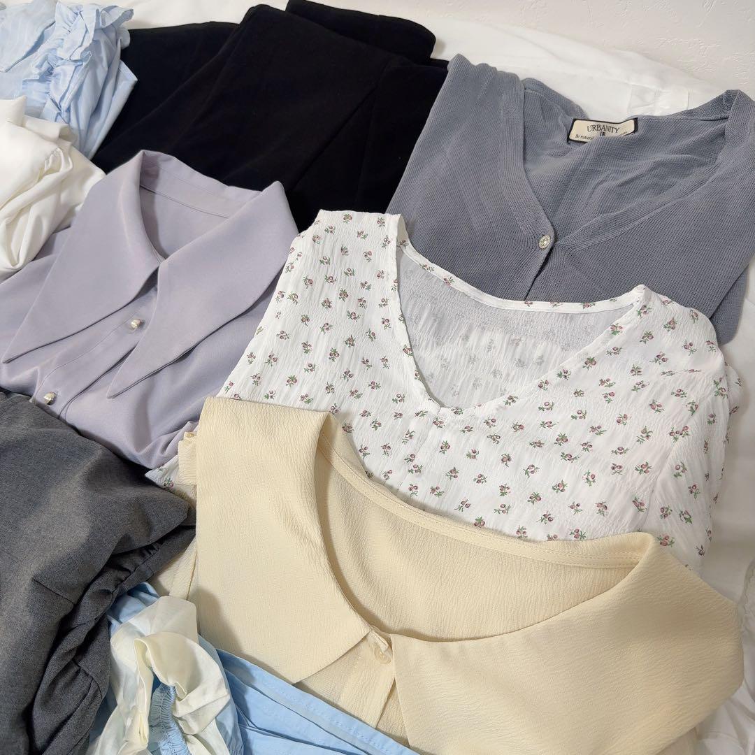 驚きの価格 まとめ売り バレエコア ほぼ未使用】 フリル スナ系 夏服 洋服 トップス