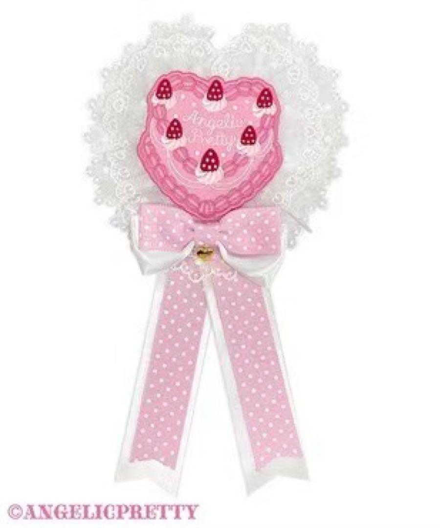 Angelic pretty Happy cakes ロゼッタブローチ　シロ