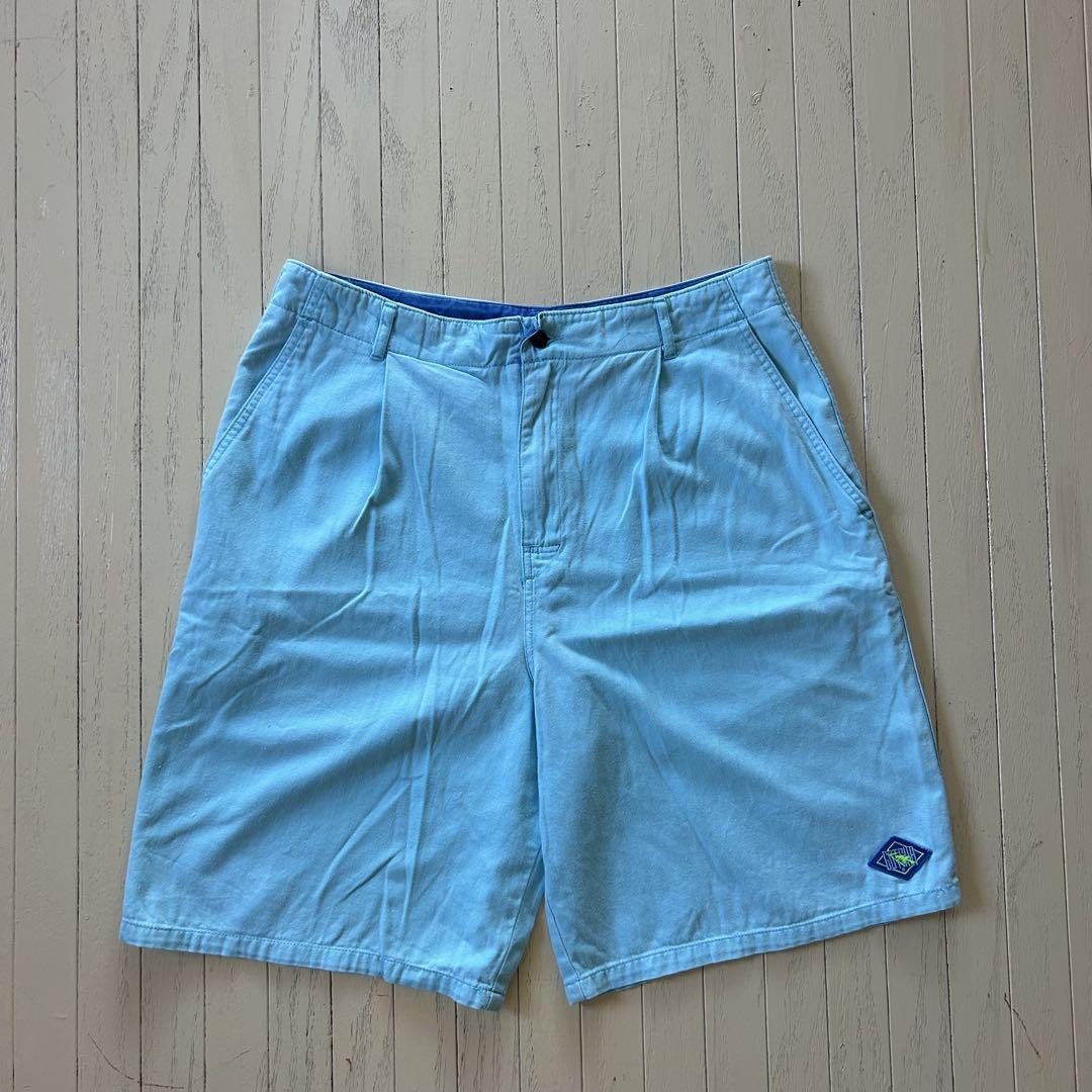 【SALE】 希少」 GOTCHA ショーツ 80s アルミジップ オールドサーフ パンツ