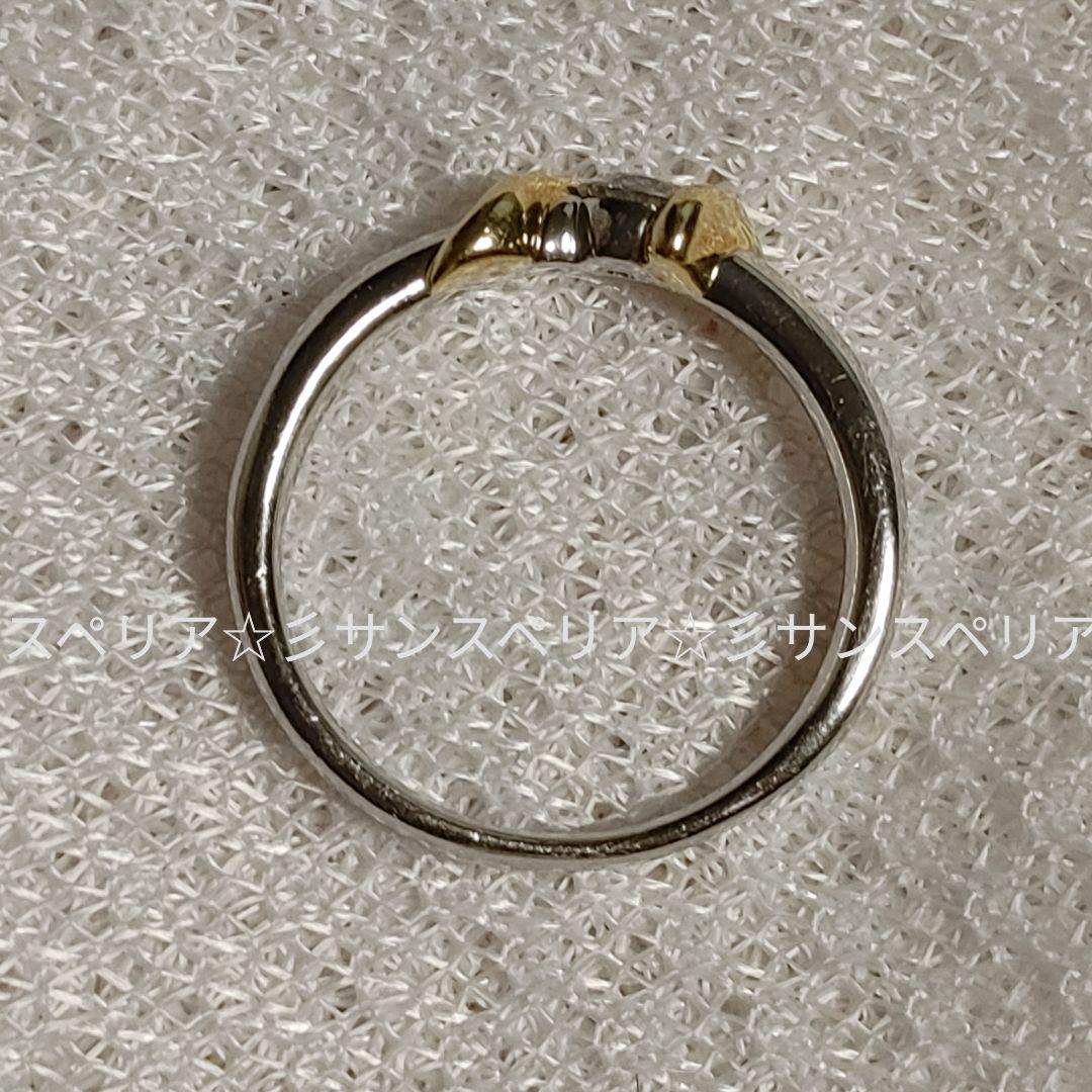 一粒ダイヤモンド0.24ctデザインリング5.20g