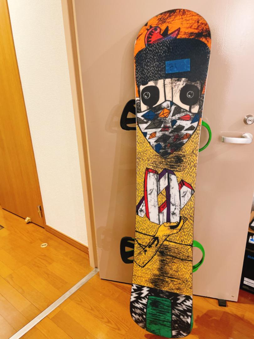 【rick】Burton 150cm スノーボード BURTONバートン スノーボード 144センチ サロモンビンディング