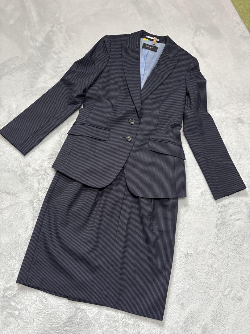 ポールスミス Paul Smithセットアップ スカートスーツ 紺