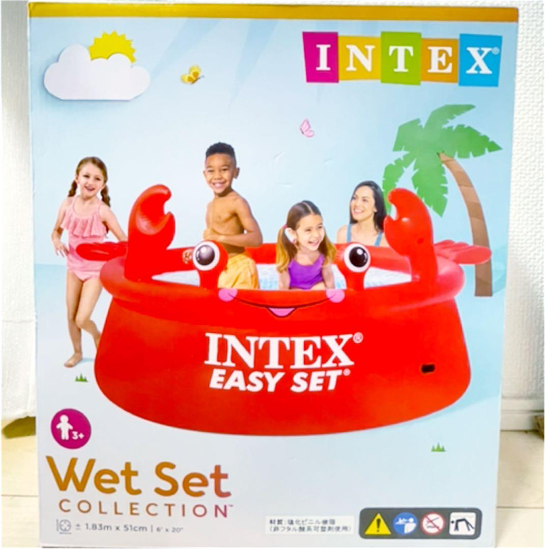カニさん カニ プール intex イージーセットプール おうちプール クラブ