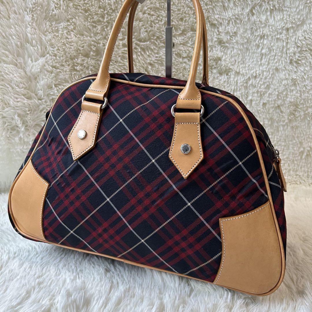 ⭐️美品⭐️ バーバリーブルーレーベル ハンドバッグ ボストン ノバチェック