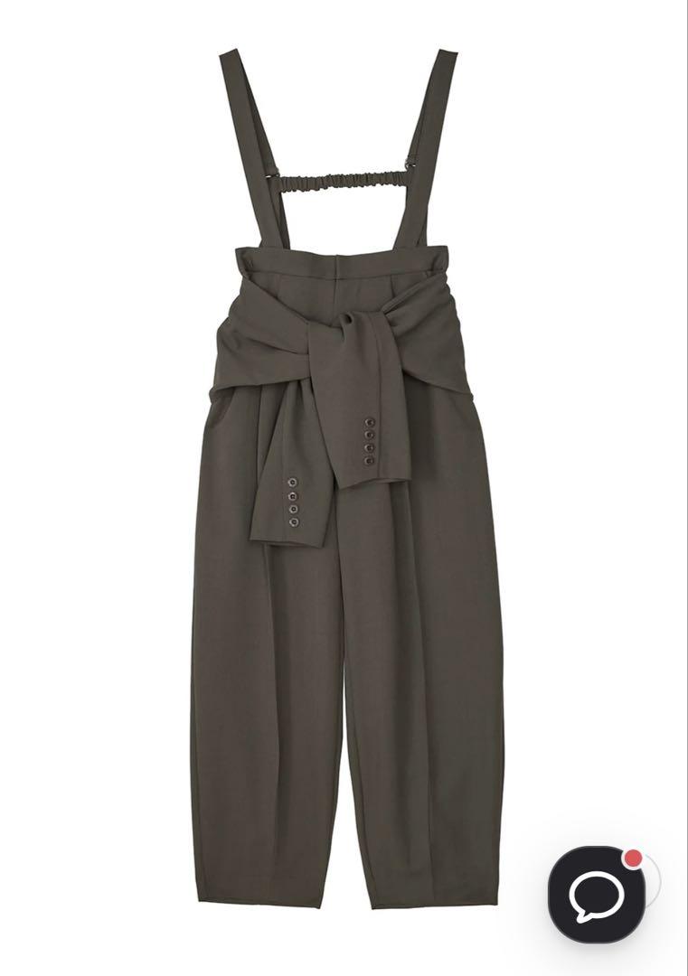MEDI FAKE SLEEVE SUSPENDER PANTS