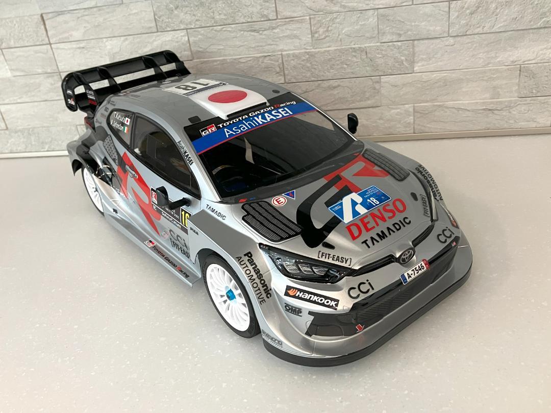 【Yoshi】タミヤRCボディ ヤリス WRC2025 ギリシャ 勝田選手 タミヤ RC】ぜんぜんラリーっぽくないトヨタGAZOOレーシング