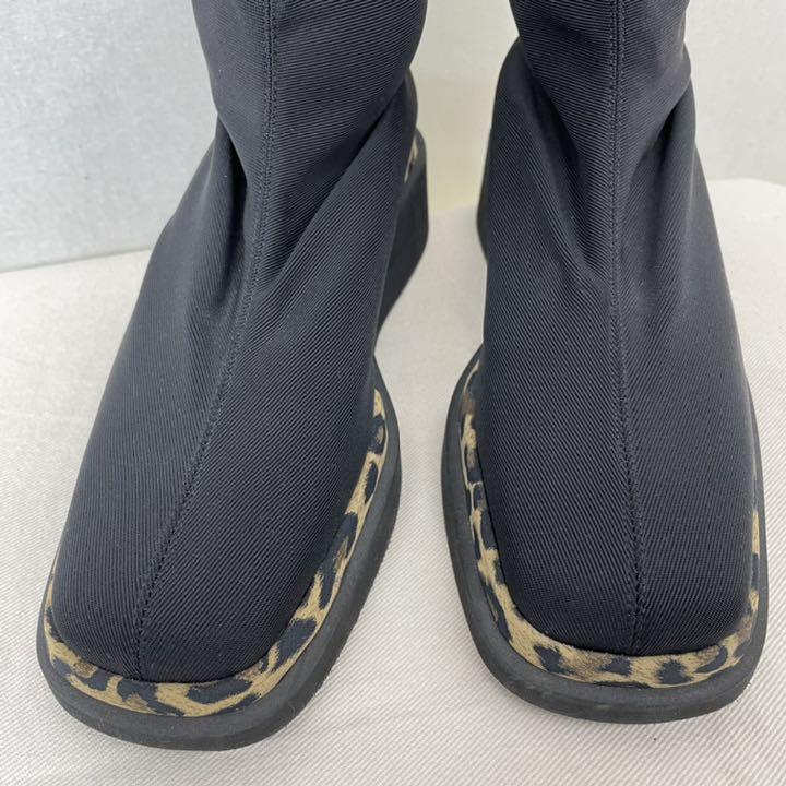 SH97 used mode AIDA 厚底 レオパード ストレッチ ブーツ - メルカリ SH97 used mode AIDA 厚底 レオパード ストレッチ ブーツ - メルカリ