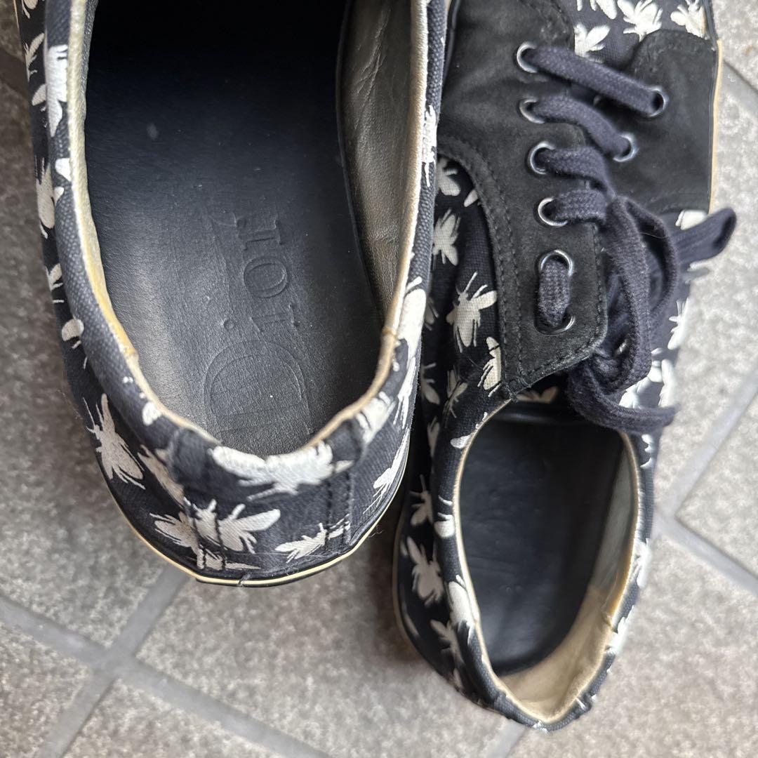 ディオールオム　スニーカーbee ビーdior homme 25~25.5正規品