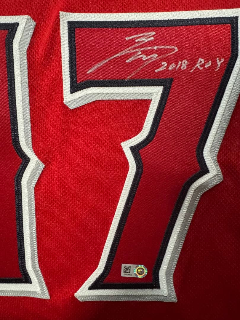 【超レア】大谷翔平 直筆サイン＋「2018 ROY」オーセンティック 高級額縁