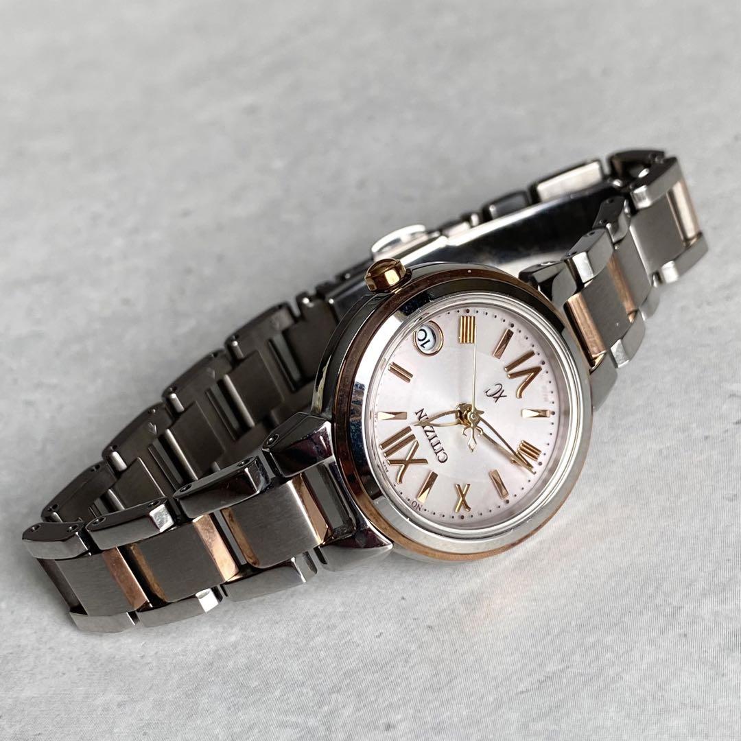 美品✨️CITIZEN クロスシー エコドライブ デュラテクト ソーラー腕時計
