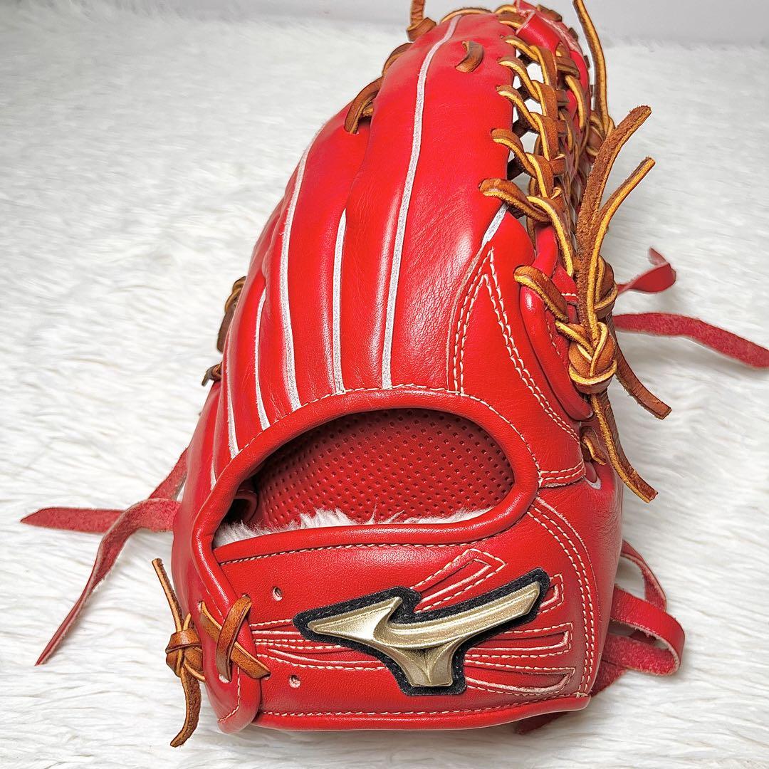 【美品】ミズノ PT0120 軟式グローブ 外野手用 グローバルエリート 右投げ