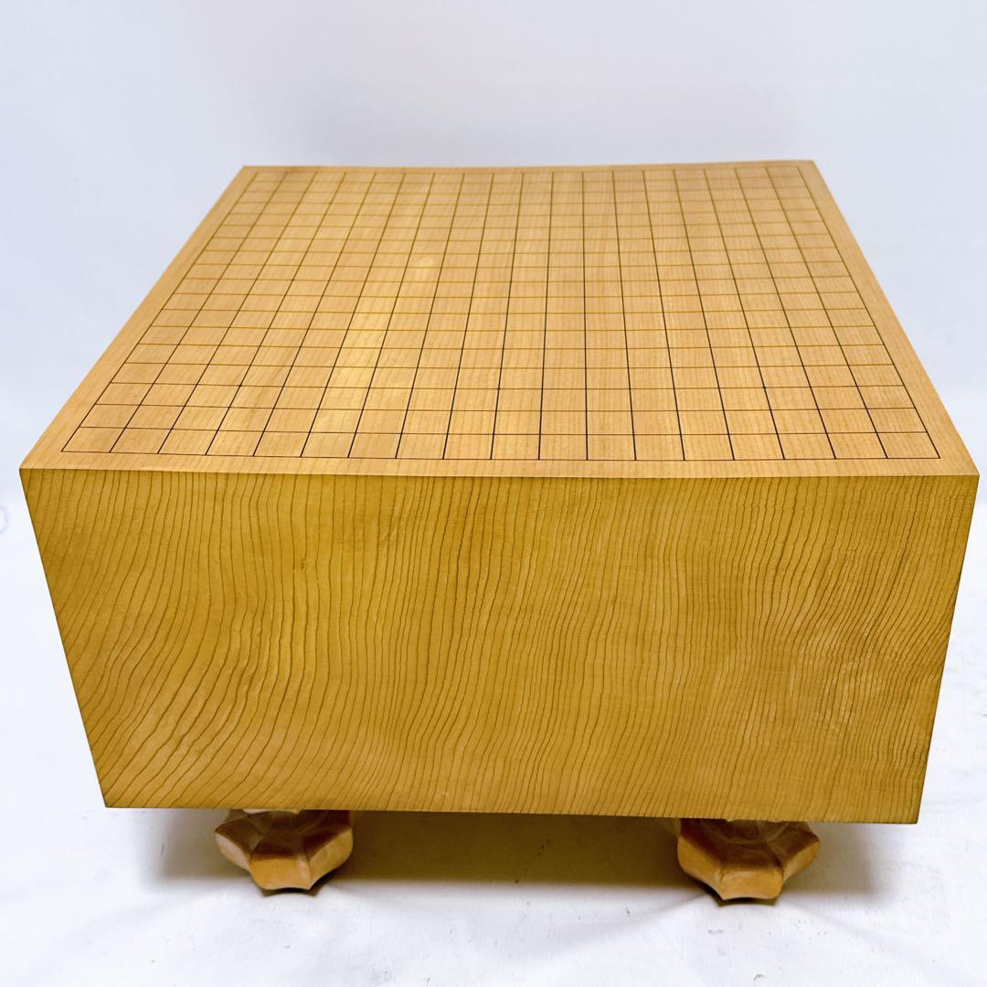 囲碁盤へそ付 脚付き