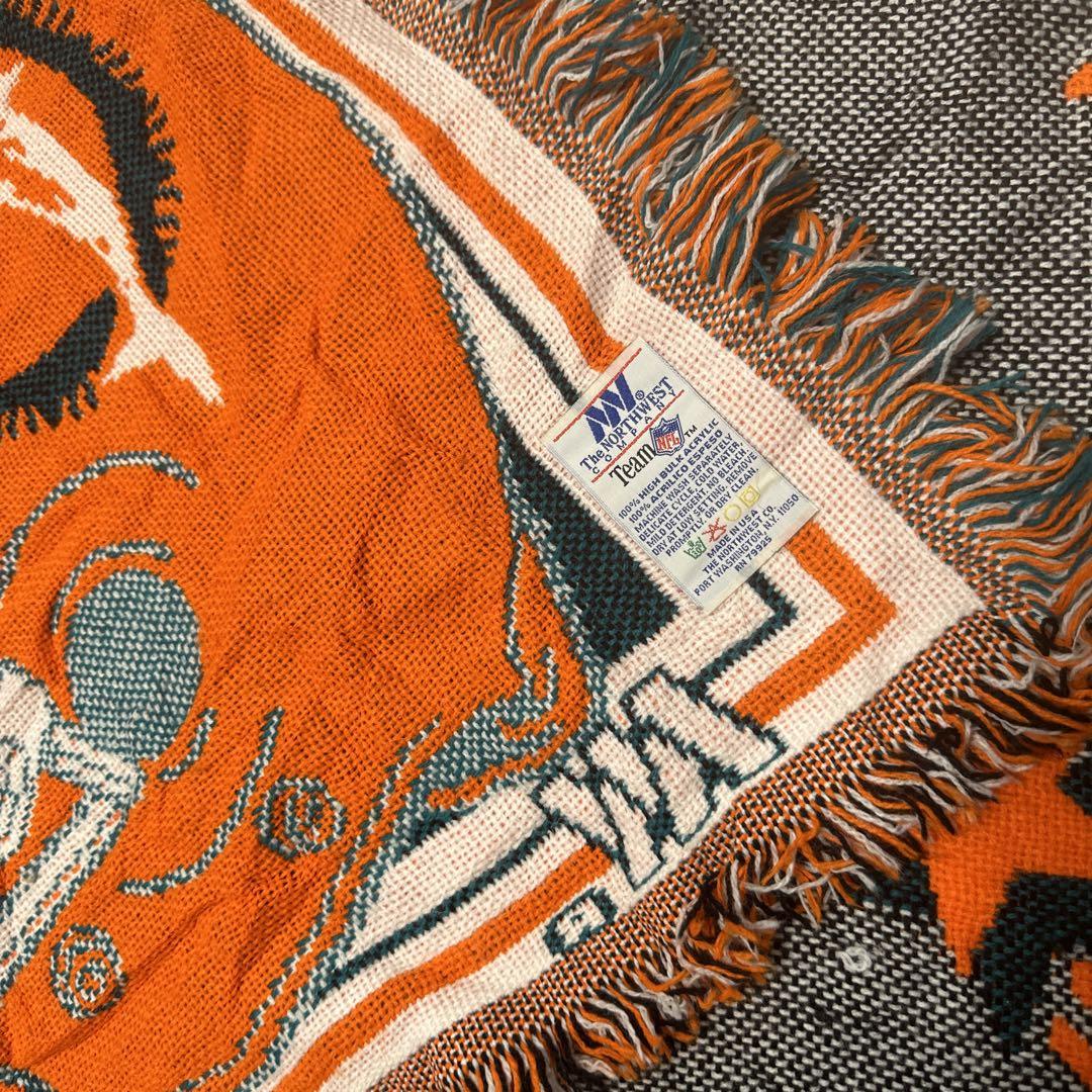 vintage ラグ カーペット スーパーボウル ドルフィンズ カレッジ