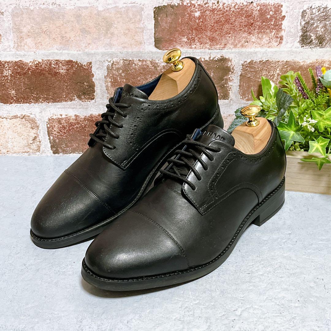 【コールハーン】ドレスシューズ 革靴 グランドプラス 本革 黒 7W 美品