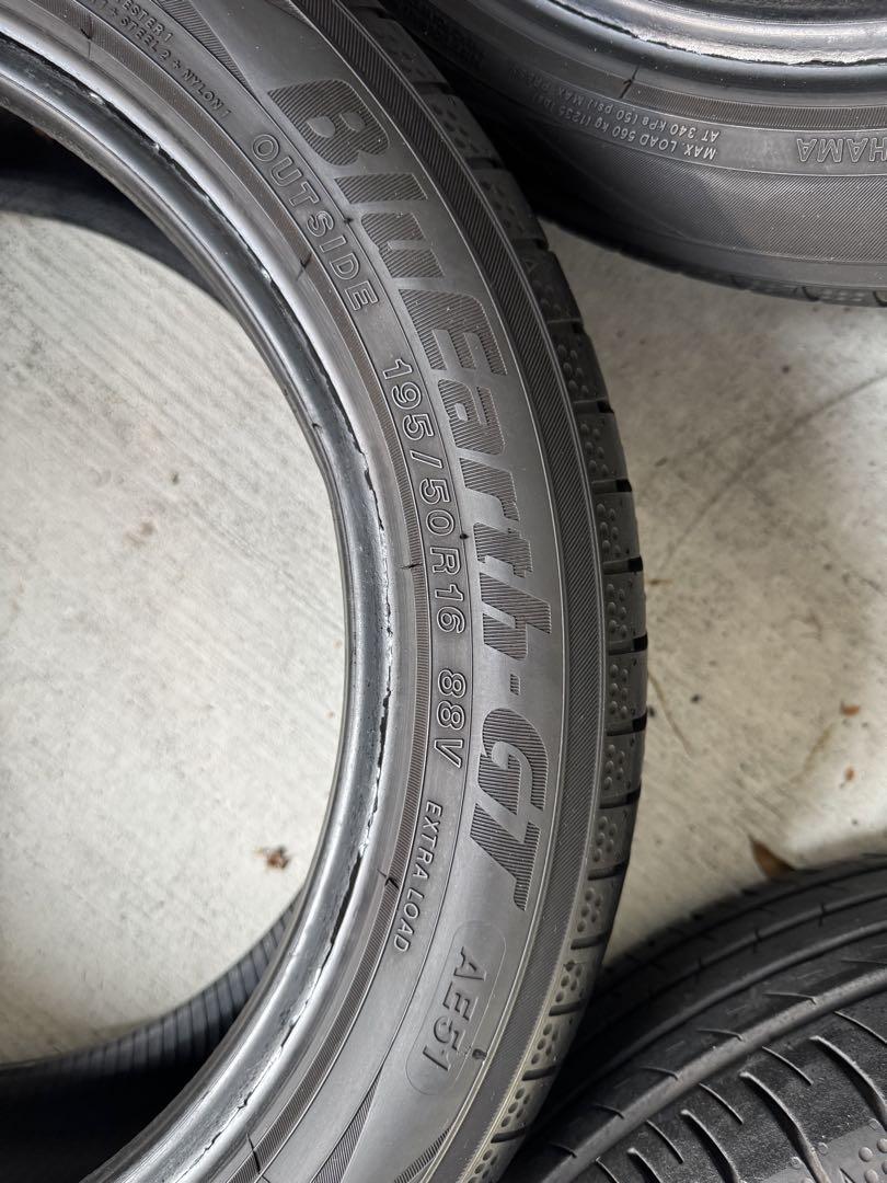 送料込み ヨコハマ ブルーアース GT AE51 195/50R16 4本セット