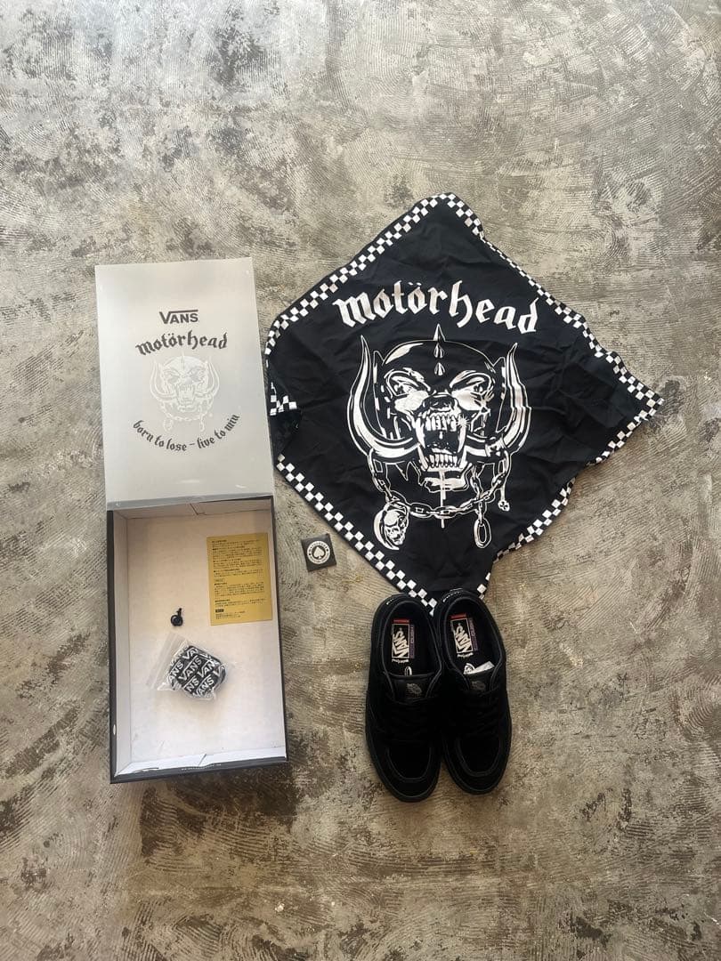 VANS Motörhead ROWLEY コラボ ブラック 27,0cm VANS Motörhead ROWLEY コラボ ブラック 27,0cm