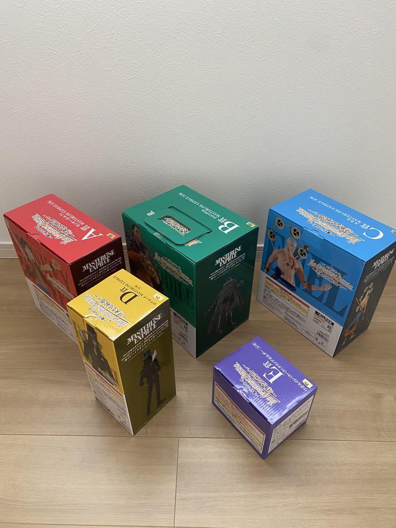 一番くじワンピース　フィギュア5体セット 一番くじ ワンピース MASTERLISE EXpiece フィギュア5体セット