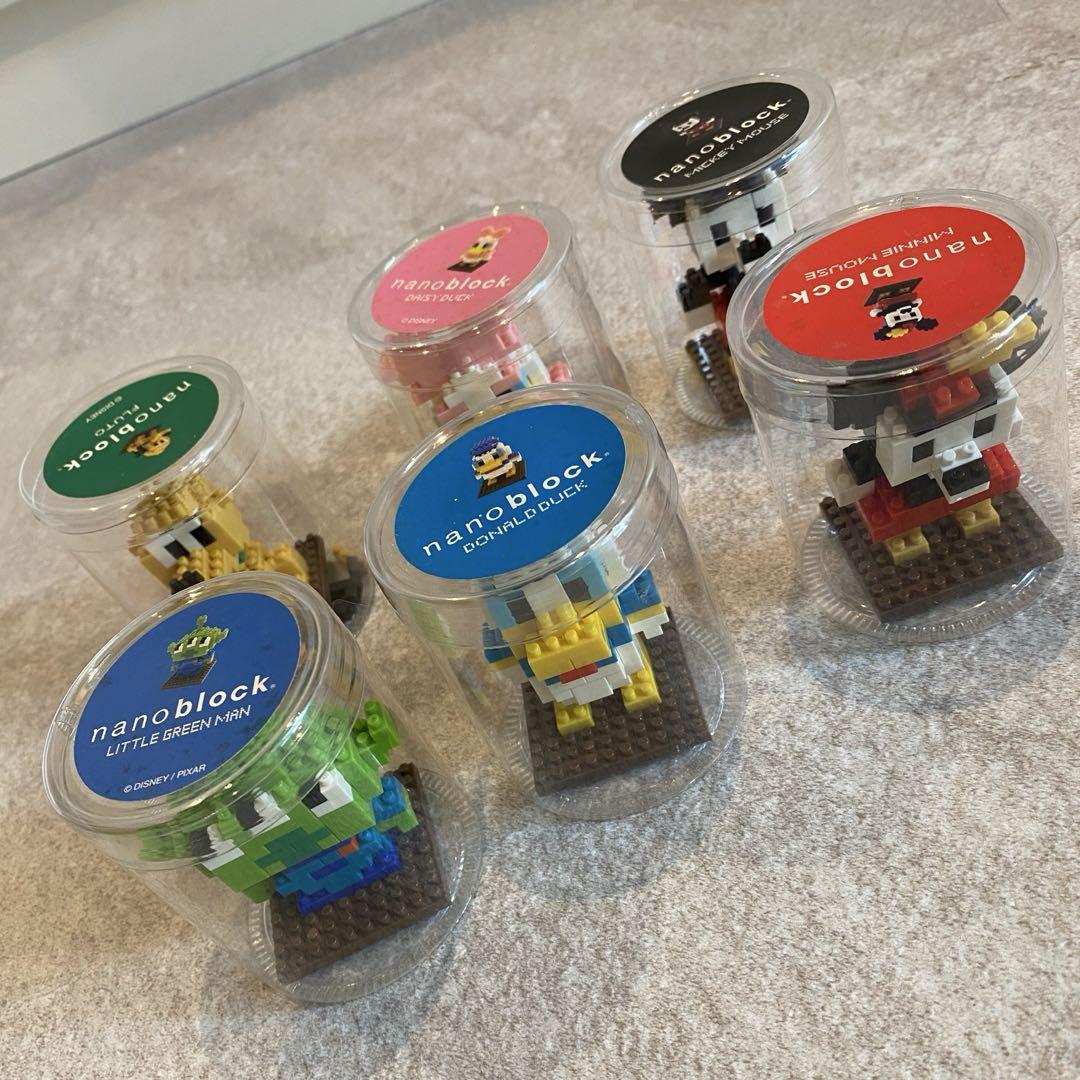 nanoblock ディズニー6個セット キャラクター