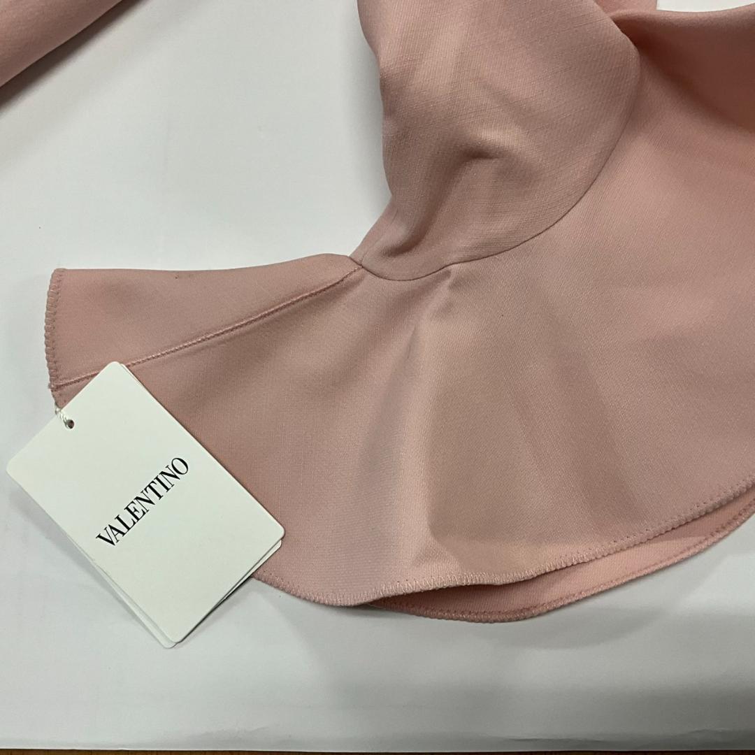 【VALENTINO】ワンピース フレアスリーブ ベージュピンク L